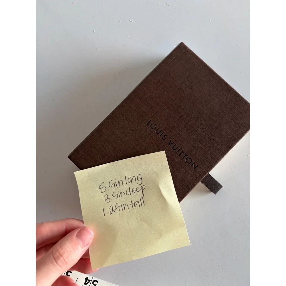 Louis Vuitton Small Brown Drawer Gift Box‎ for Jewelry/Accessories 5.5x3.5x1.25